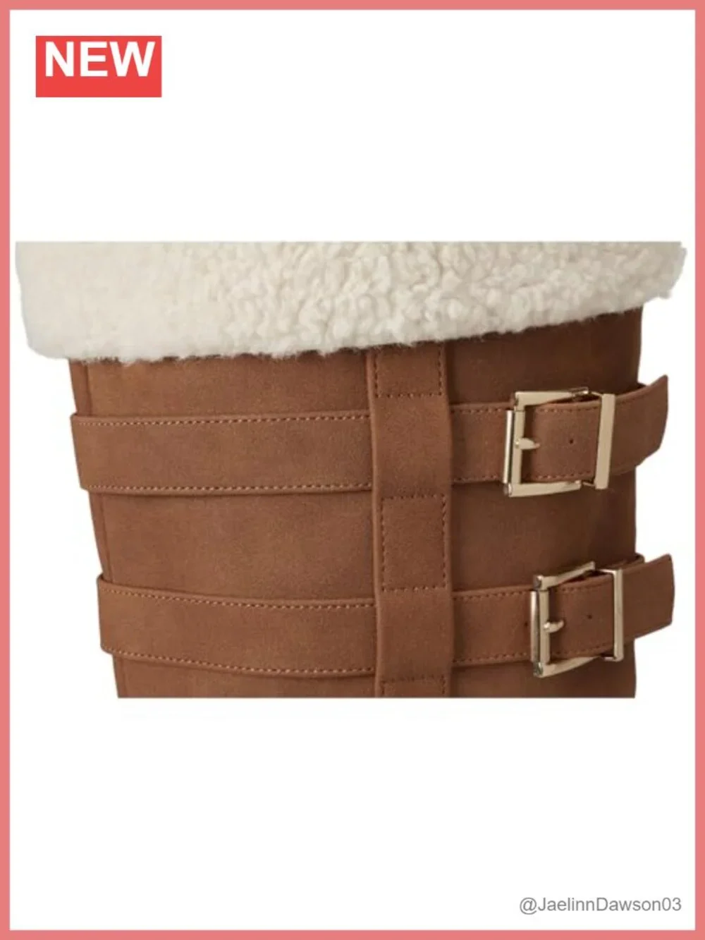 Over-the-Knee Boots Faux Fur Collar Block Heel Zip